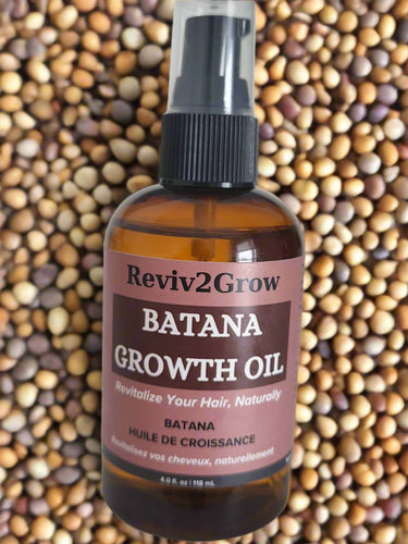 Boost hair growth & repair with REVIV2GROW 100% Pure Batana Oil. Nourish scalp, strengthen hair. Available at Sareya Beauty in-store & online Canada.